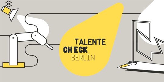 Das Bild zeigt das Logo bzw. Keyvisual des Talente Checks