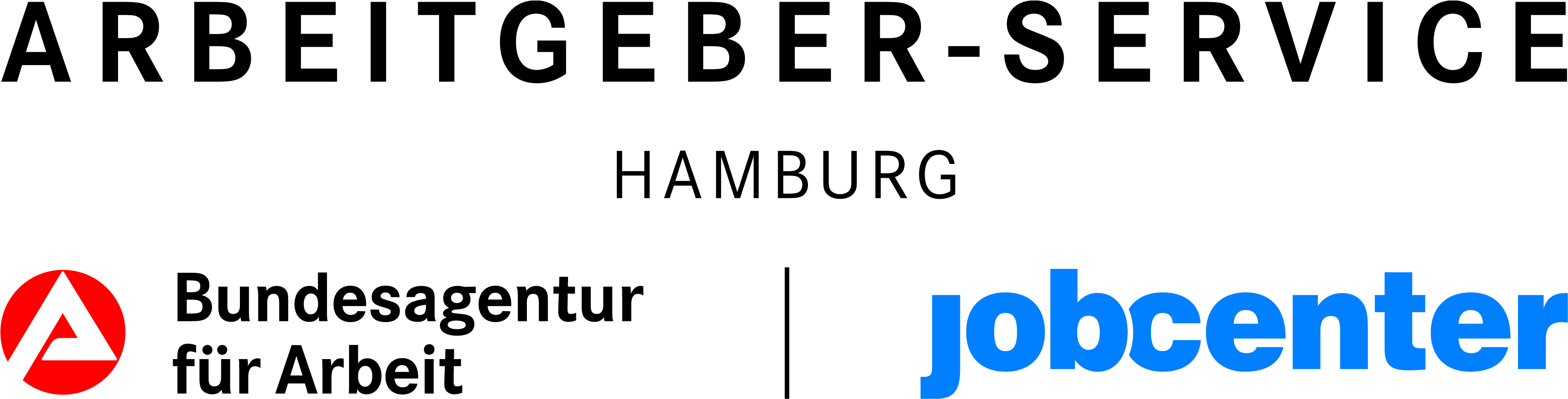 Logo gemeinsamer Arbeitgeber Service Agentur für Arbeit Hamburg