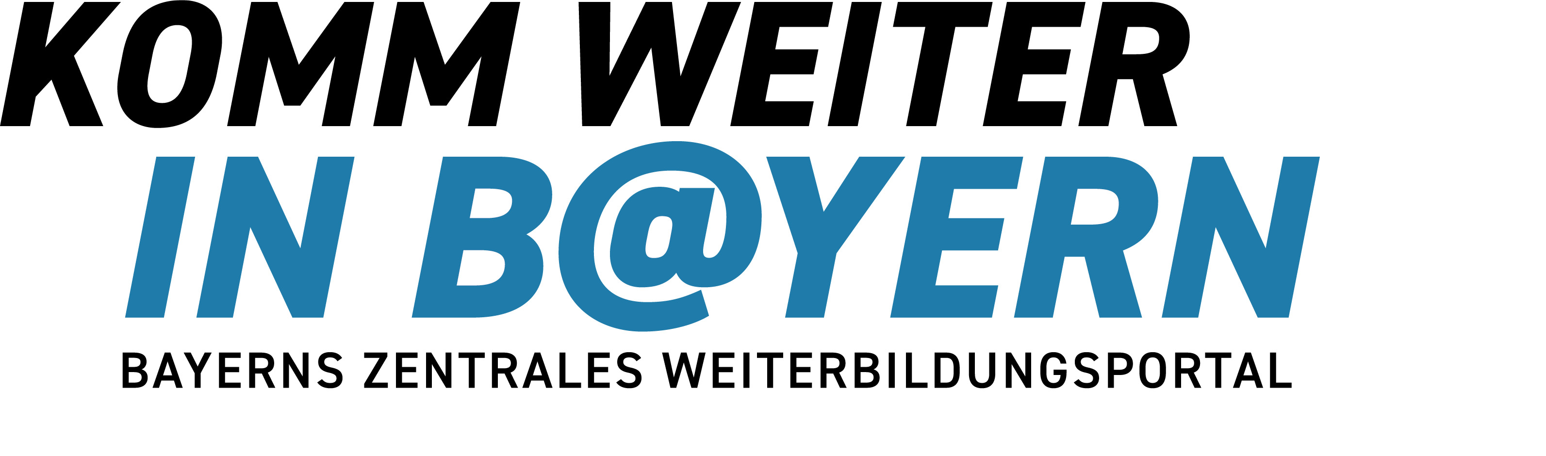 Logo Komm weiter in Bayern