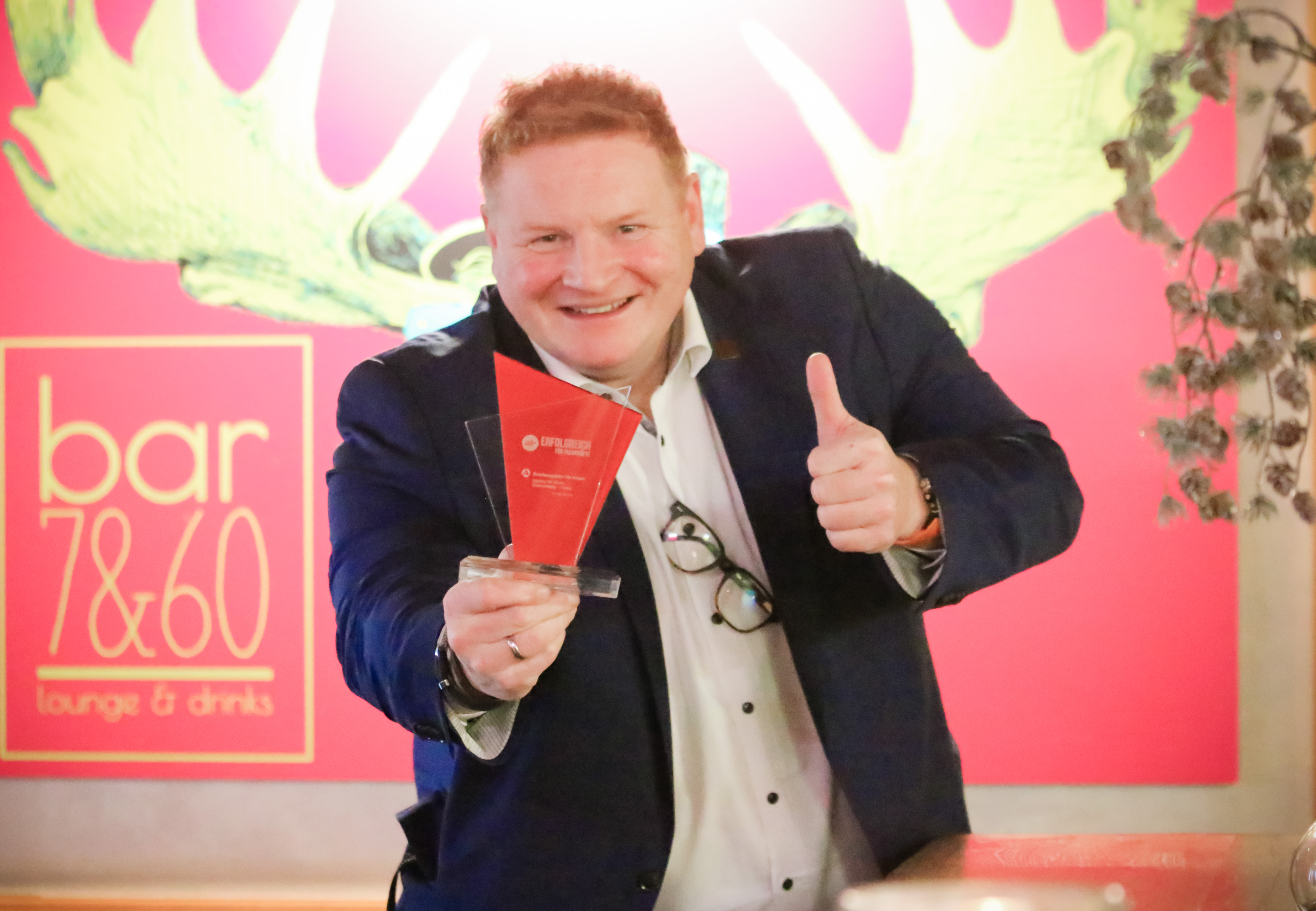 Hoteldirektor im Harz Hotel & Spa Seela Tom Rösgen Hoteldirektor Tom Rösgen bei der Preisverleihung