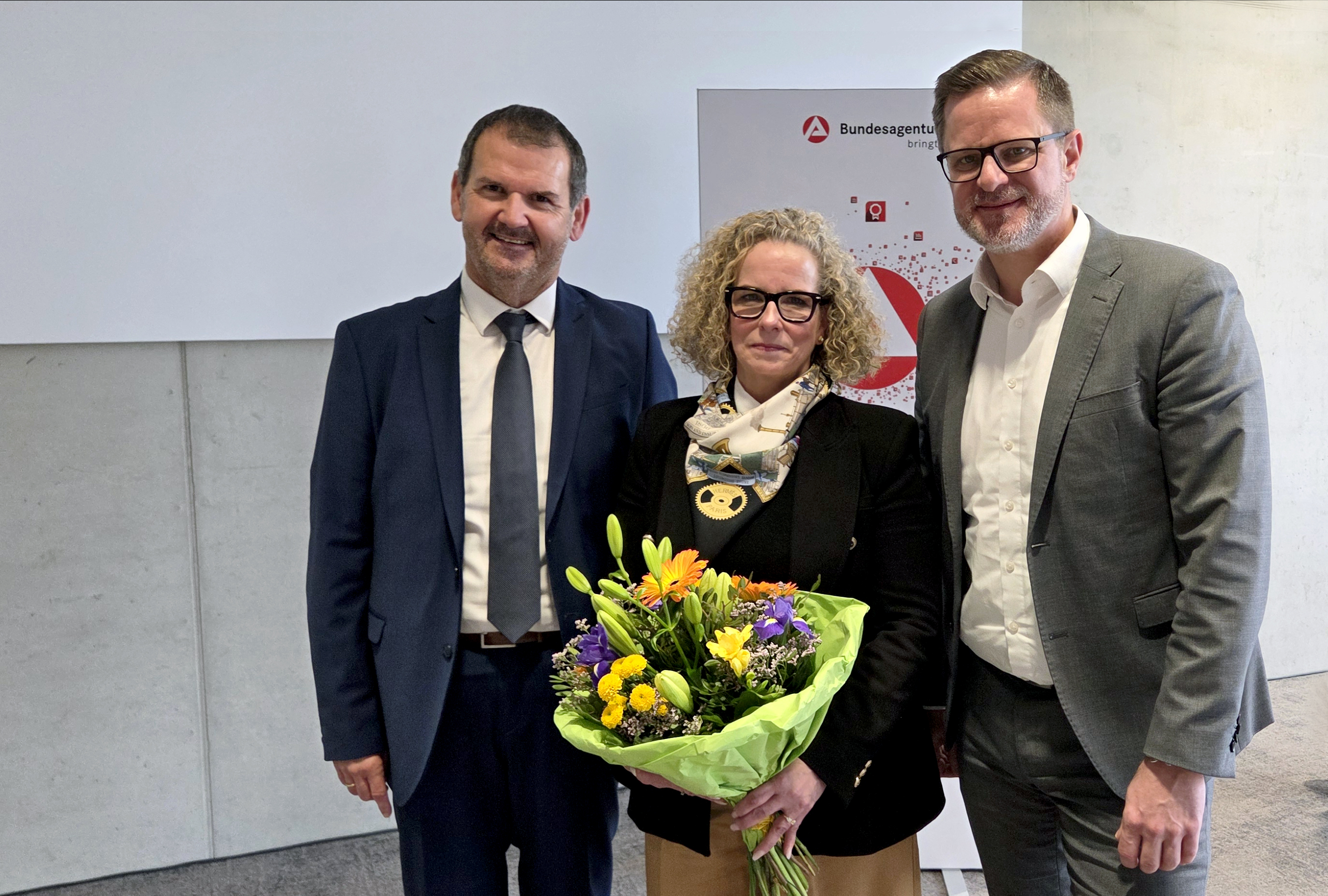 Niklaus Windisch, Andrea Olschewski-Schmitt und Peter Michel