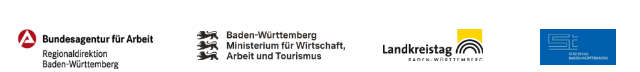 Logo BCA Konferenz, Reginaldirektion Baden-Württemberg, Ministerium für Wirtschaft, Arbeit und Tourismus, Landkreistag BW, Städt
