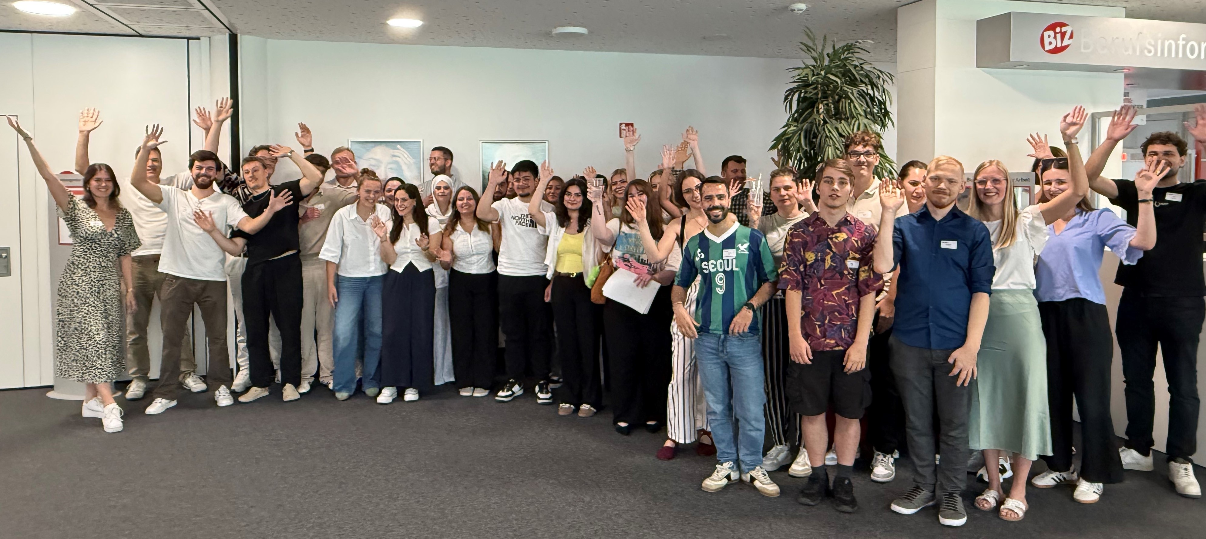 42 neue Nachwuchskräfte hatten ihren ersten Tag bei der Agentur für Arbeit Düsseldorf