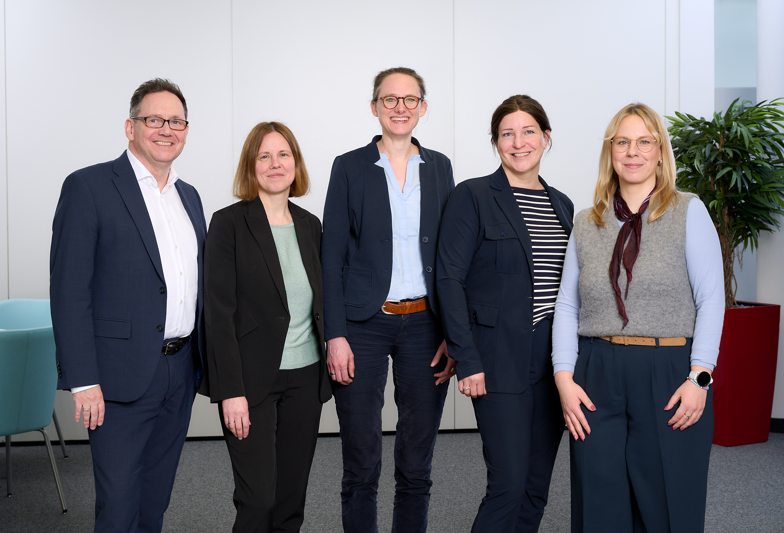 Die erweiterte Geschäftsführung der Agentur für Arbeit Mettmann