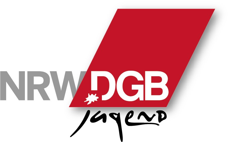 Auf dem Bild ist das Logo des Deutschen Gewerkschaftsbundes Jugend abgebildet.