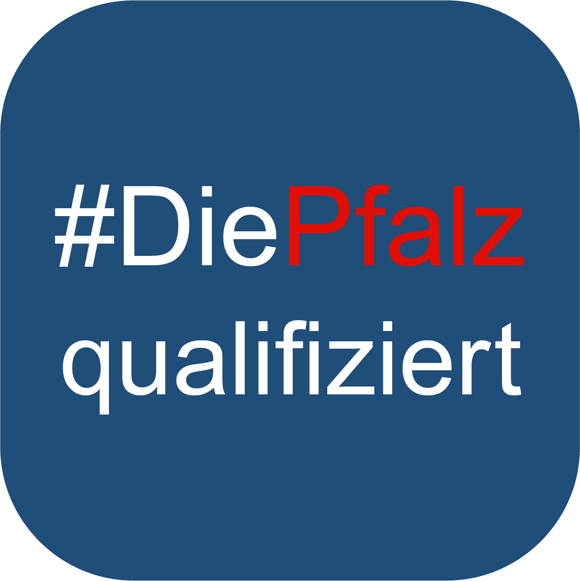 Logo der Kampagne "Die Pfalz qualifiziert"