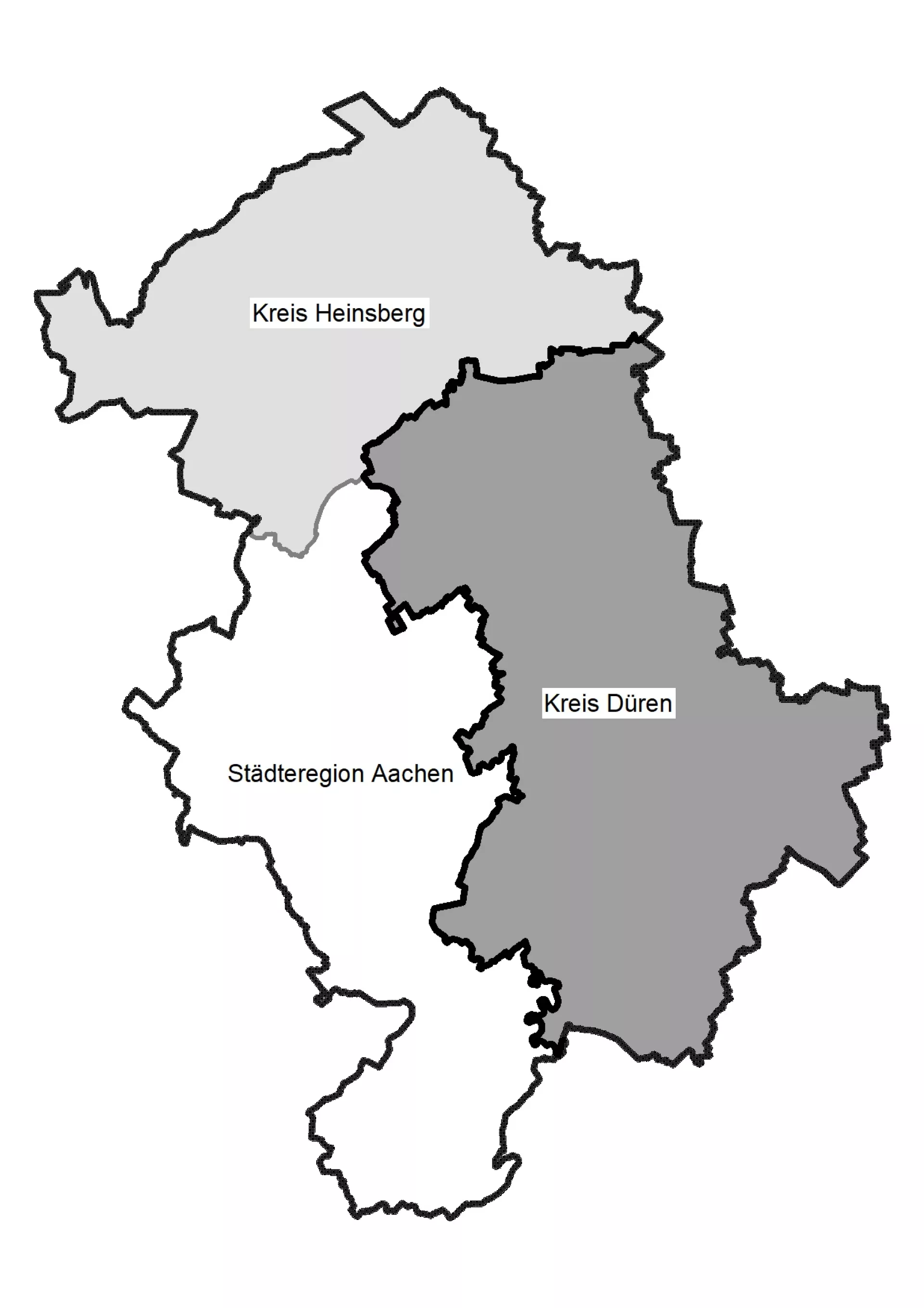 Der Bezirk der Agentur für Arbeit Aachen-Düren