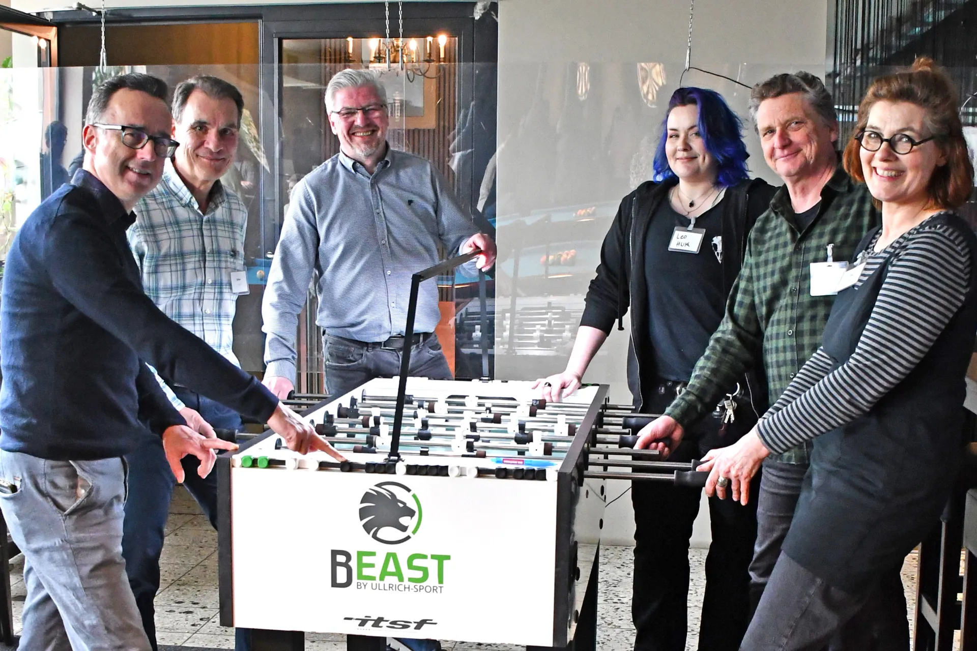 Karriere Kick und Play: Orga-Team