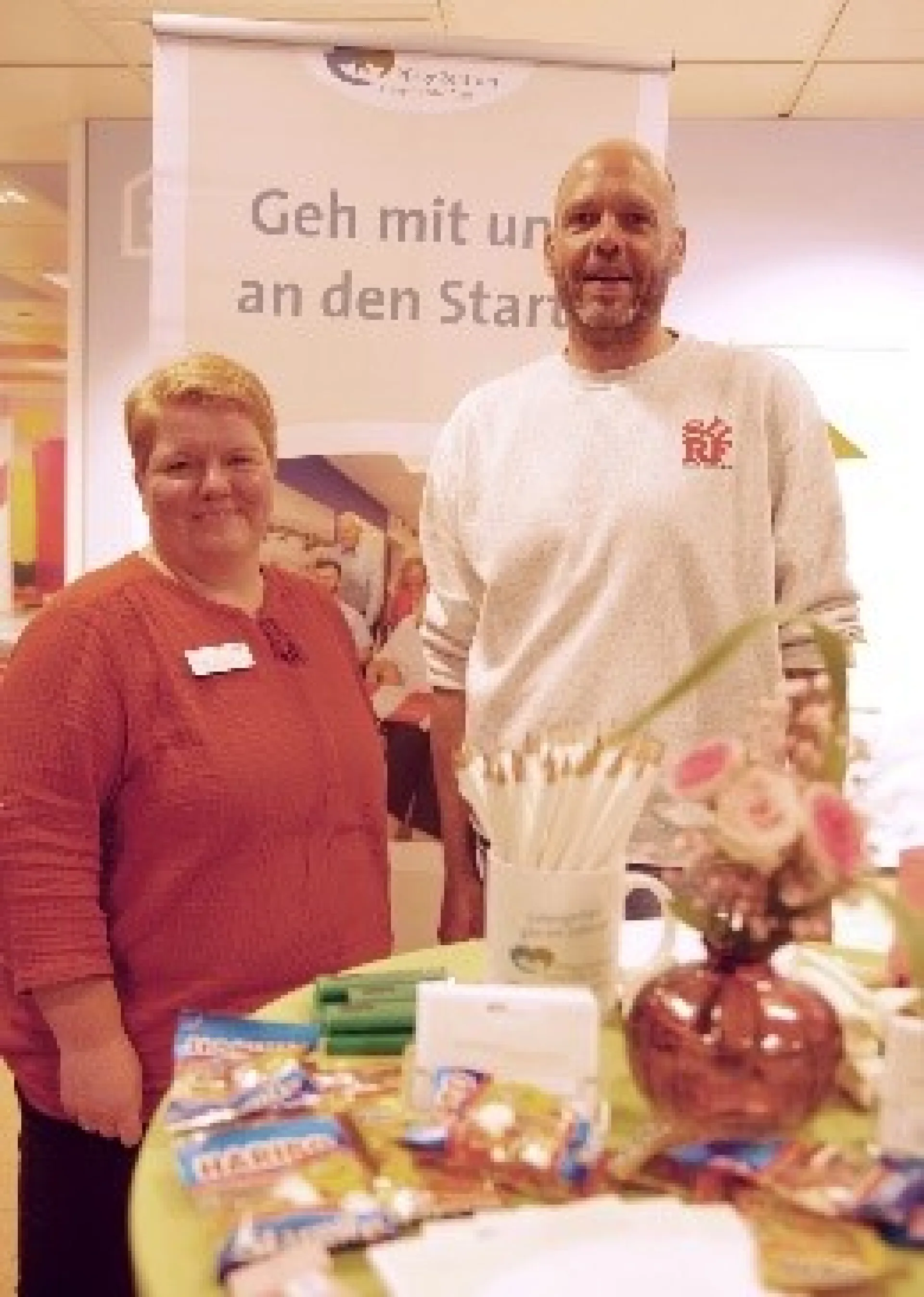 Pflegedienstleitende Daniela Rehder und Michél Berg 