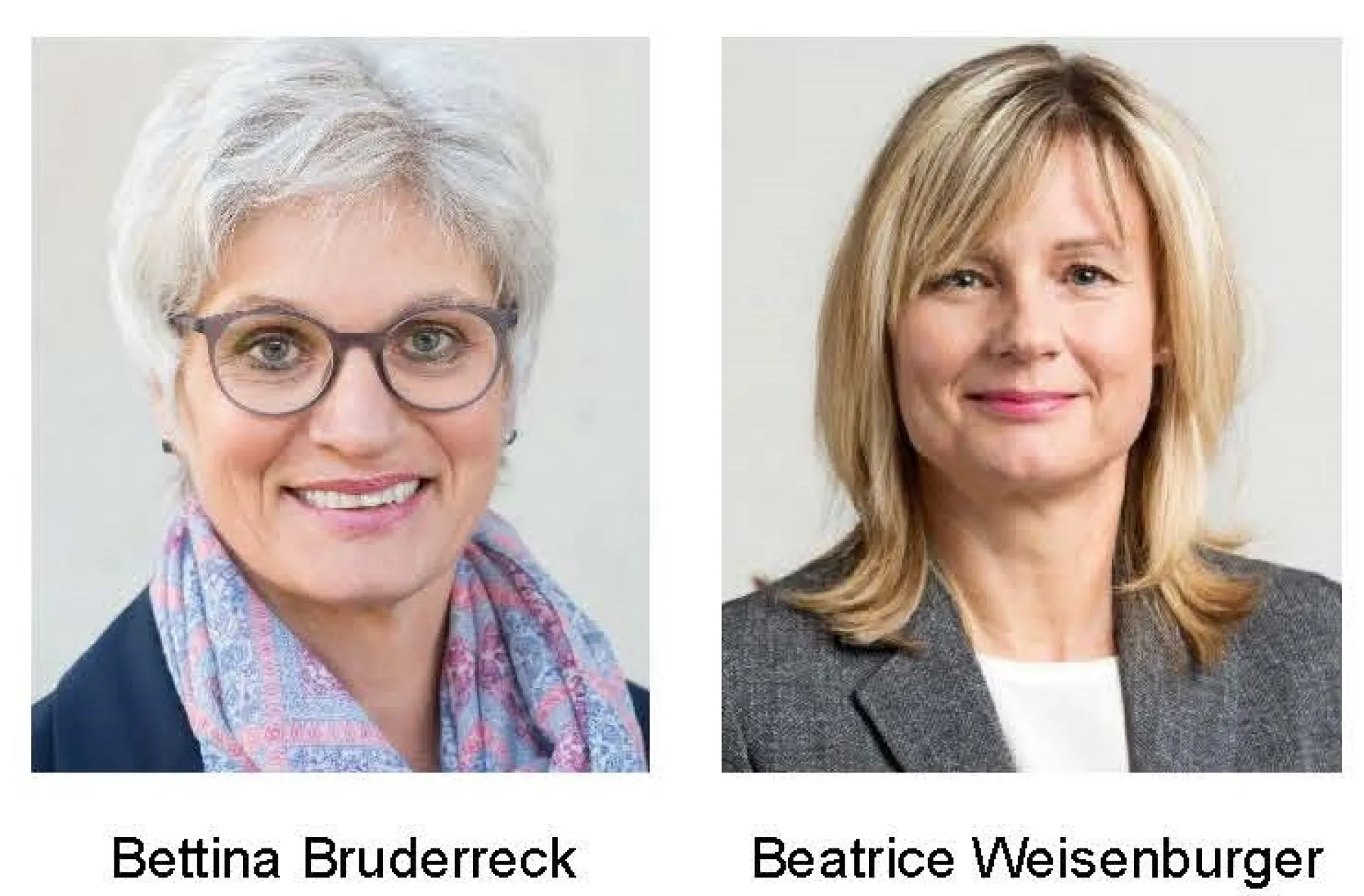 Berufsberaterinnen Bettina Bruderreck und Beatrice Weisenburger