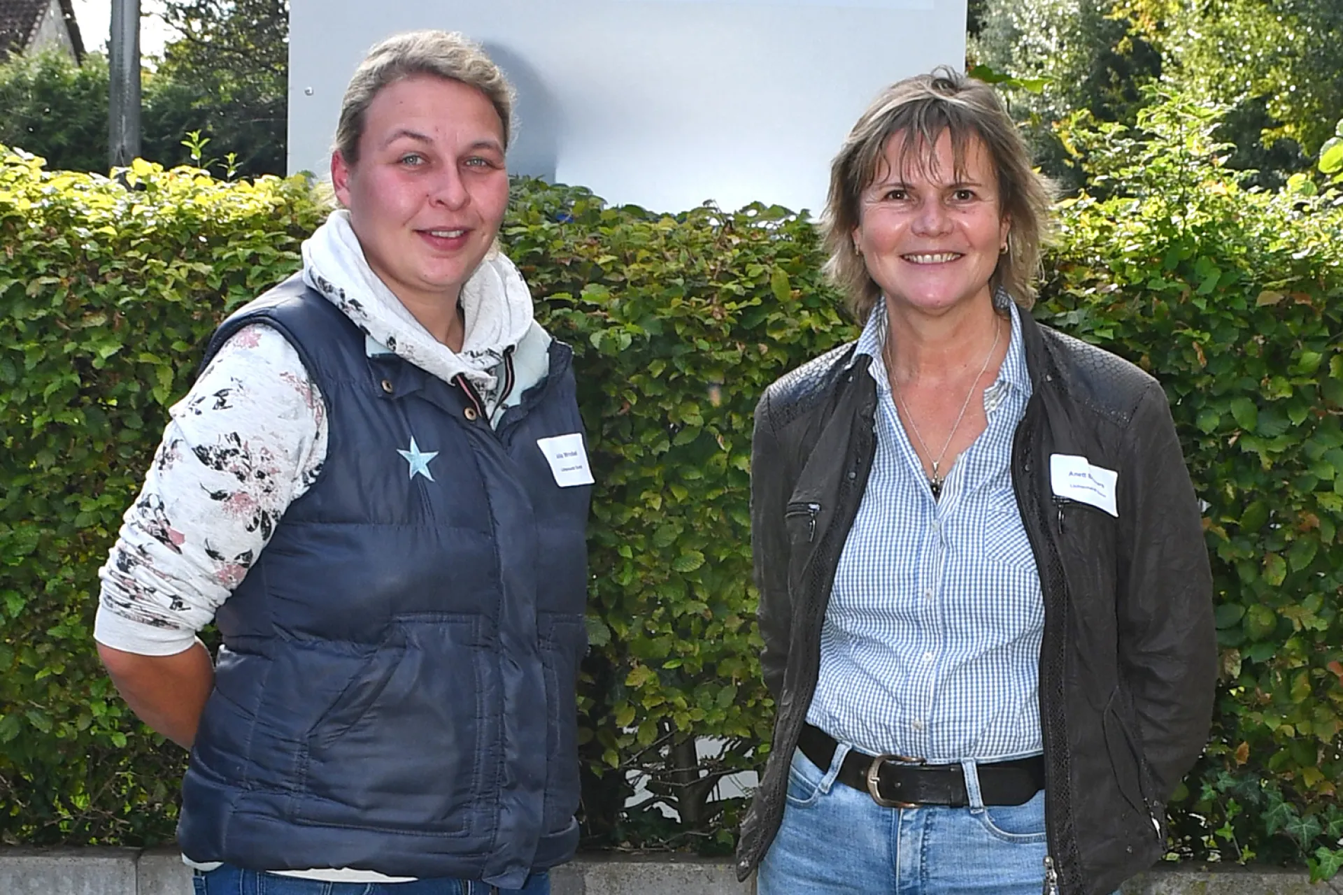 Anett Beckers und Julia Wrobel