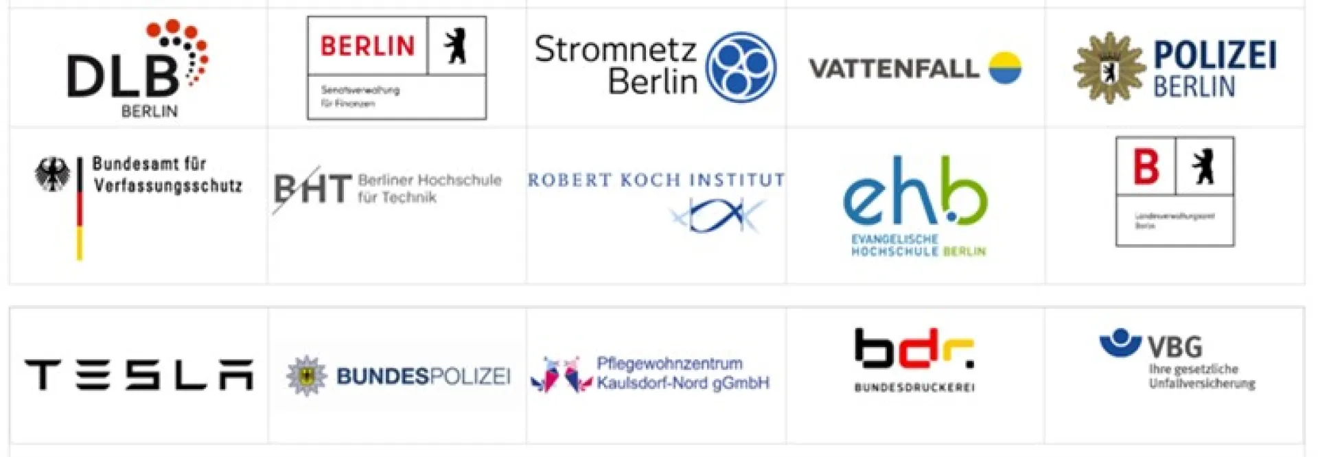 Logos der Aussteller der Messe Total Dual