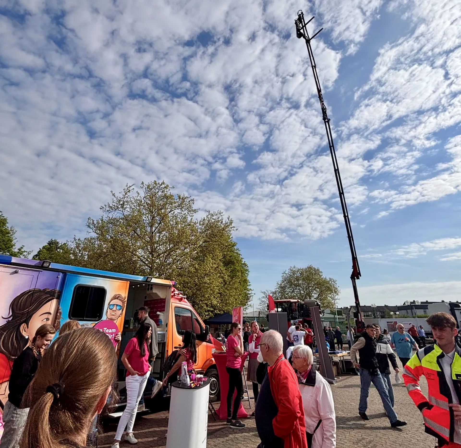 Der Outdoorbereich konnte sich sehen lassen.