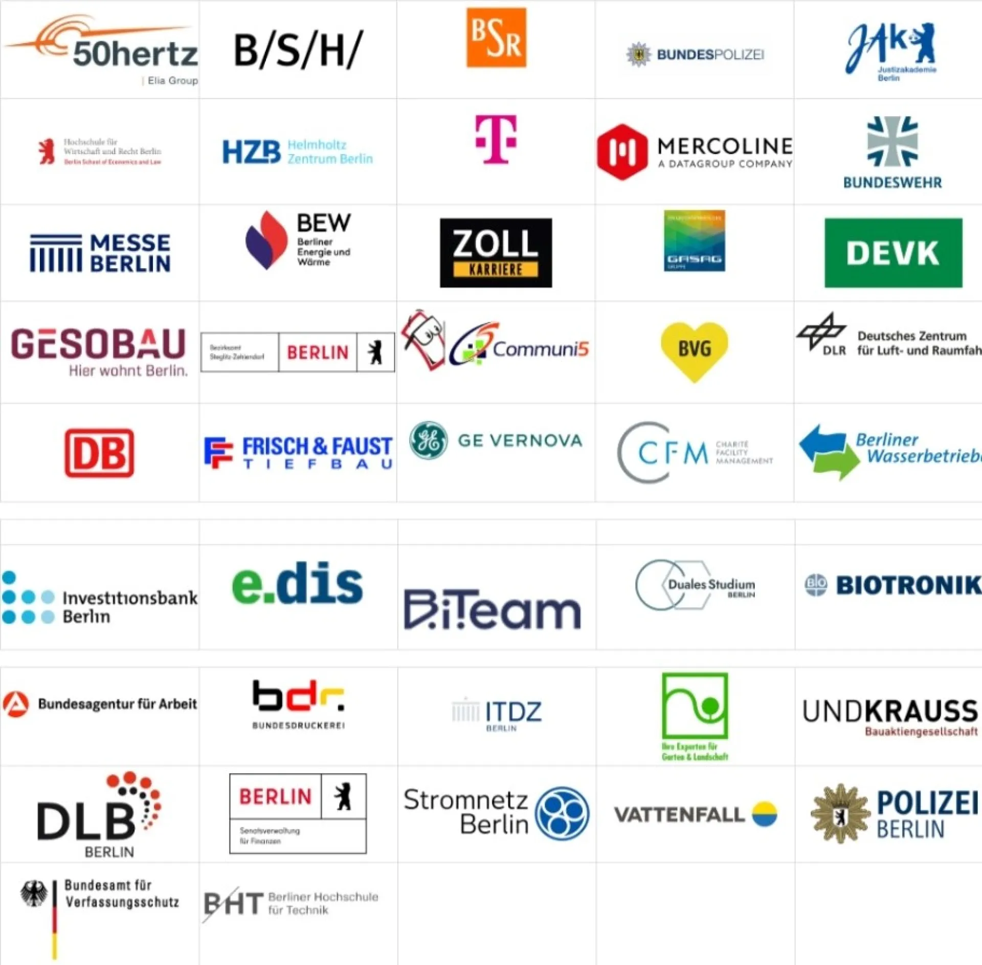 Logos der Aussteller der Messe Total Dual