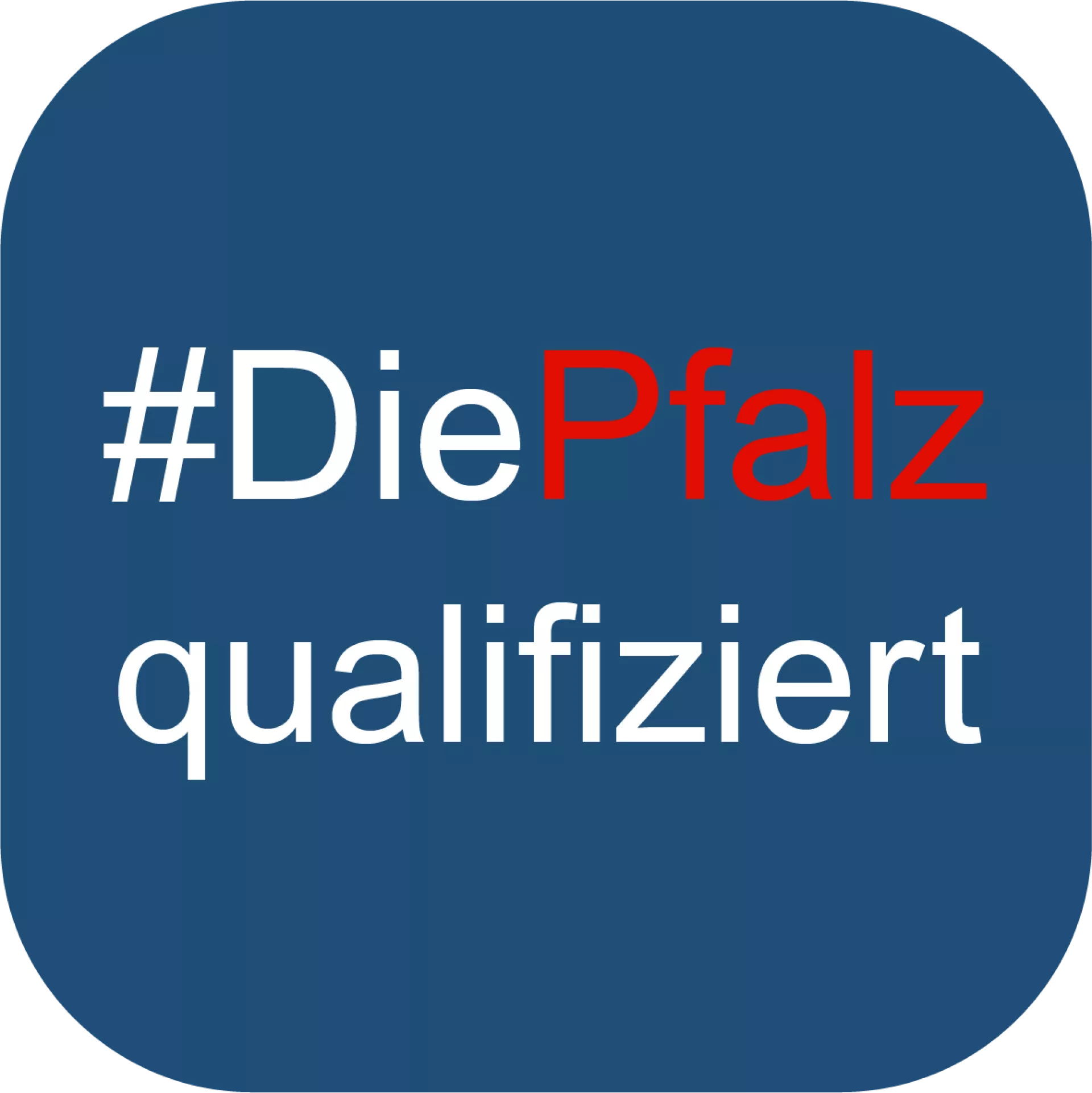Logo der Kampagne "Die Pfalz qualifiziert"