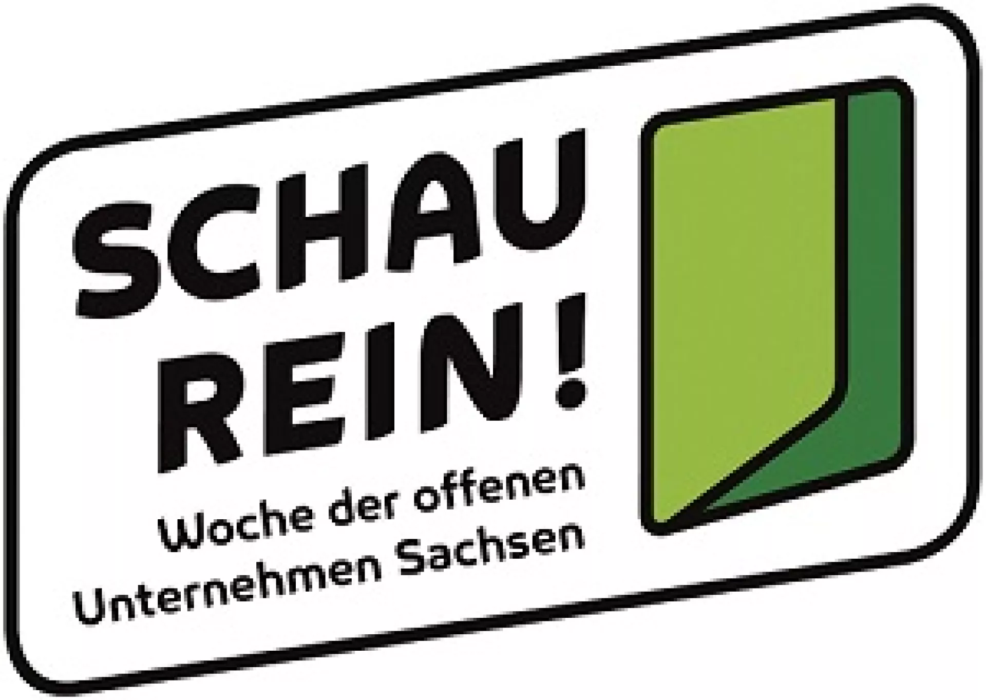 Logo Schau Rein, Woche der offenen Unternehmen Sachsen