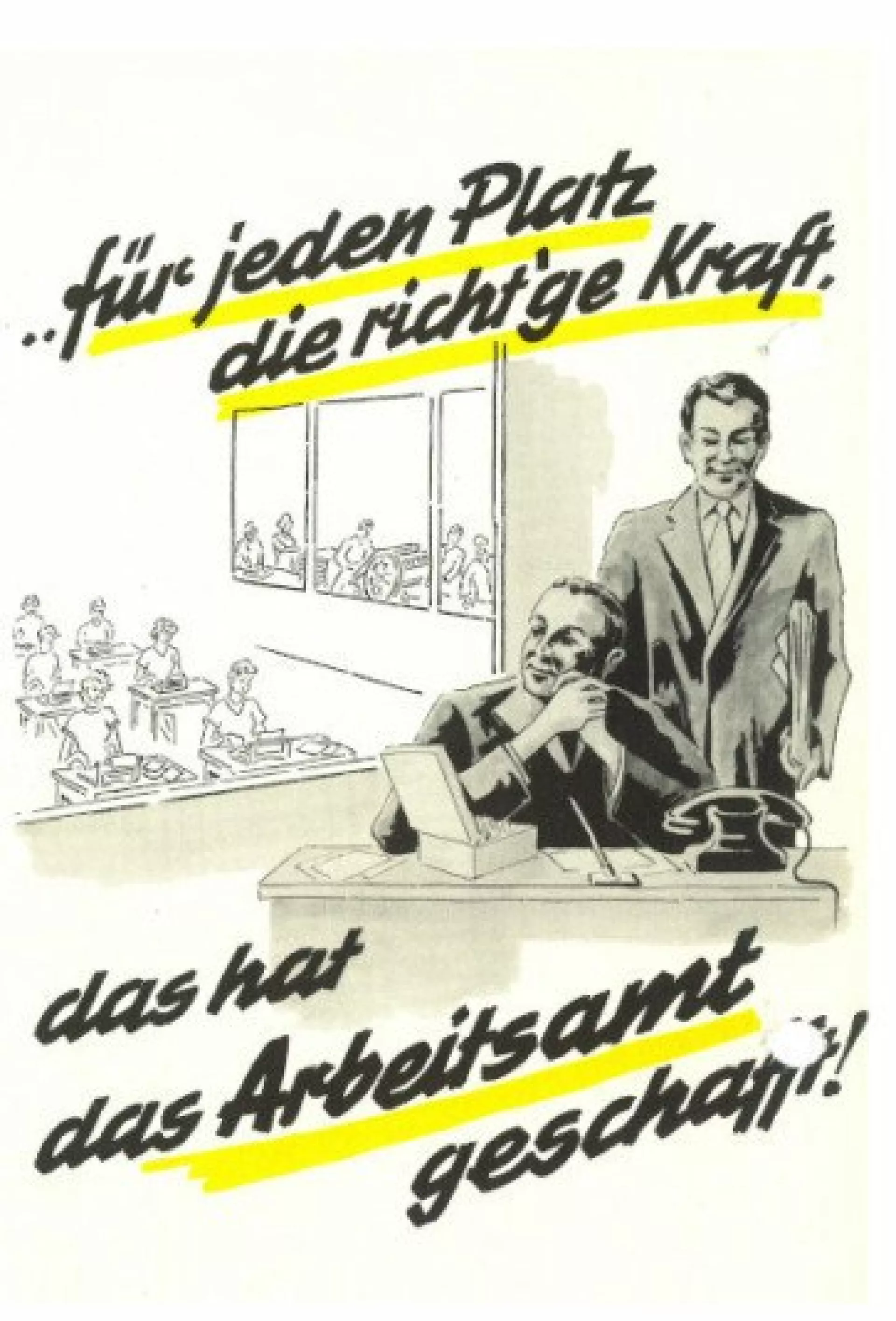BA Werbeplakat 60er Jahre