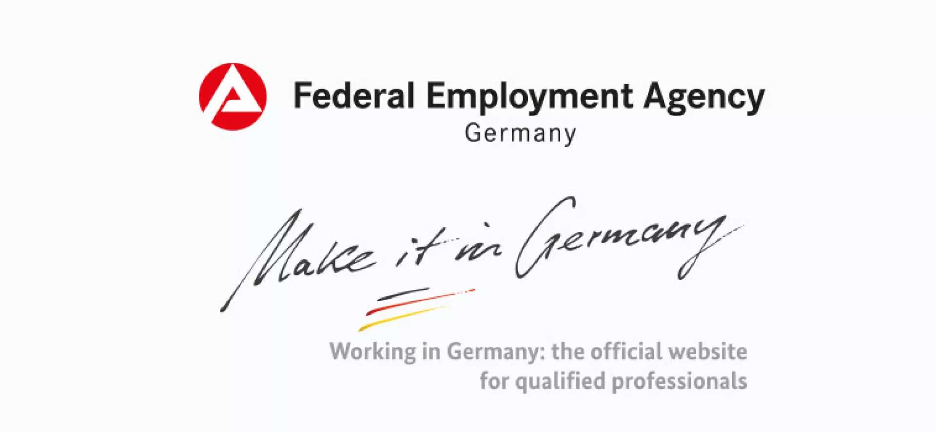 Logo Federal Employment Agency Germany und Make it in Germany
