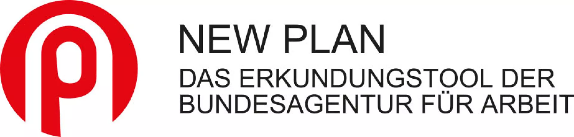 Logo zum NEW PLAN das Erkundungstool der Bundesagentur für Arbeit