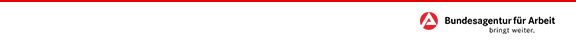 Logo Bundesagentur für Arbeit bringt weiter